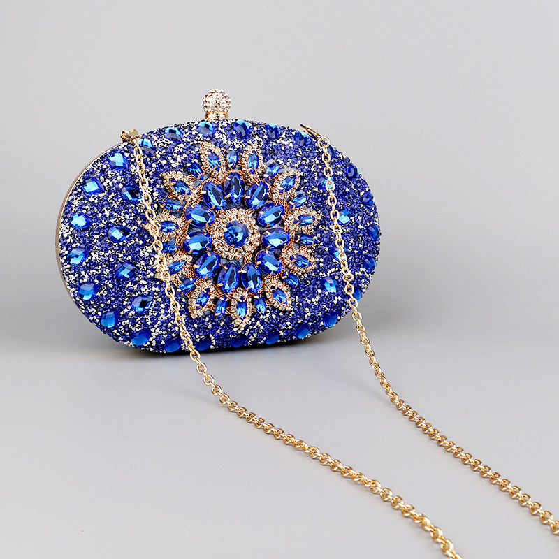 Wholesale Polyester Diamond Evening Bag